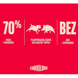 Carnilove Dog Lamb & Wild Boar Adult - jagnię i dzik puszka 400g