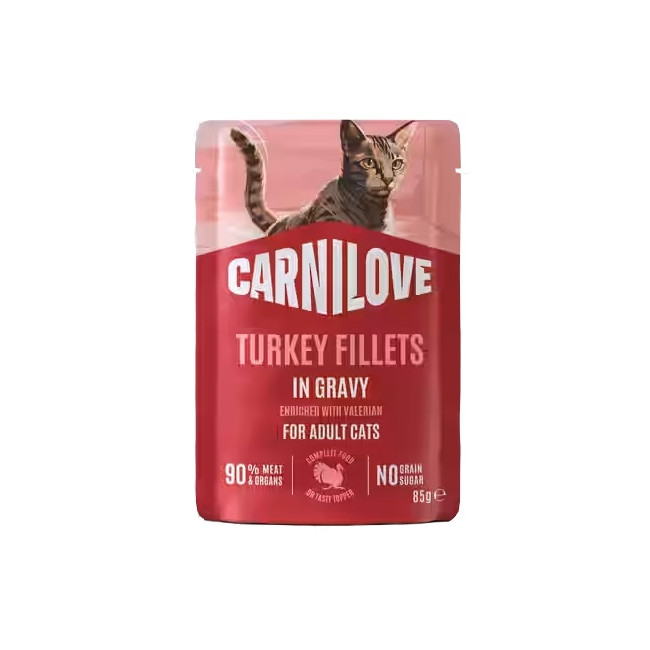 Carnilove Cat Turkey - indyk w sosie saszetka 85g