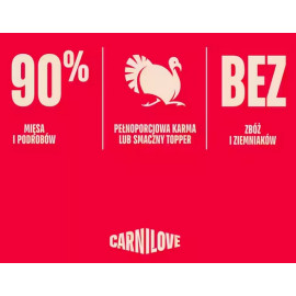 Carnilove Cat Turkey - indyk w sosie saszetka 85g