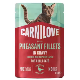 Carnilove Cat Pheasant - bażant w sosie saszetka 85g