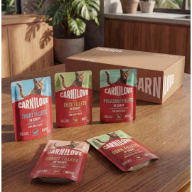 Carnilove Cat Rabbit Kitten - królik w sosie saszetka 85g