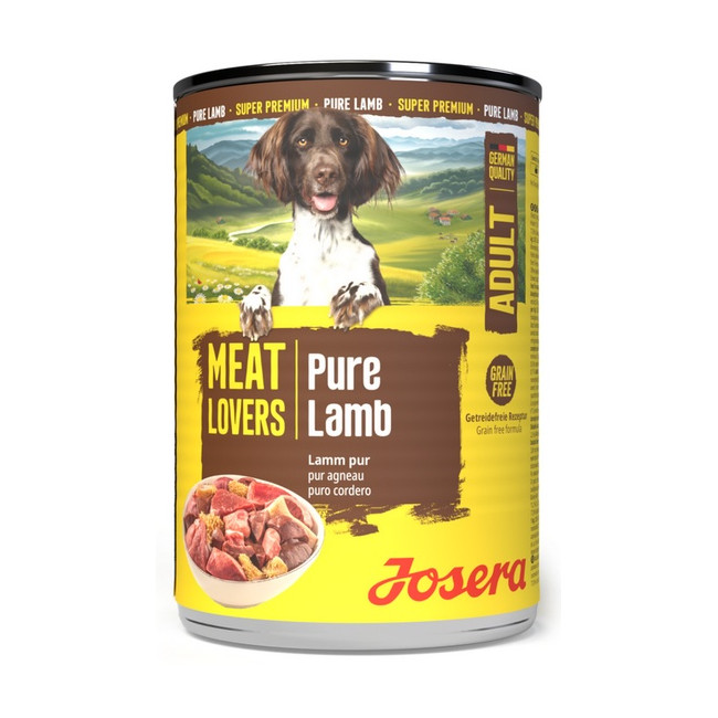 Josera Pies Meat Lovers Pure Jagnięcina puszka 400g