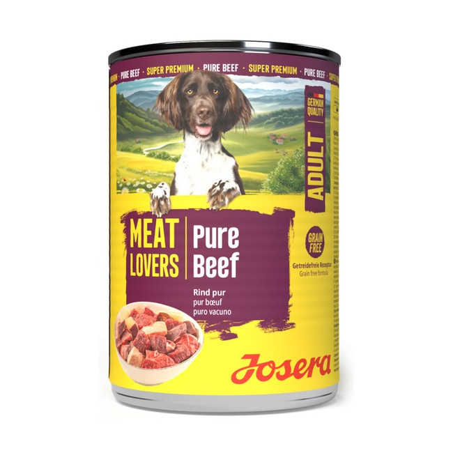 Josera Pies Meat Lovers Pure Wołowina puszka 400g