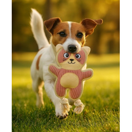Zolux Zabawka dla psa Kot Buddy różowy 29cm