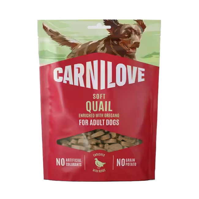 Carnilove Dog Soft Snack Quail 200g