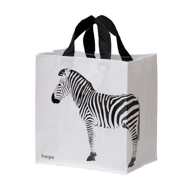 Torba Animals 24L zebra biała
