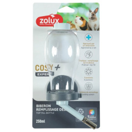Zolux Poidełko dla gryzoni napełniane od góry Cosy 250ml niebieskie [206796]