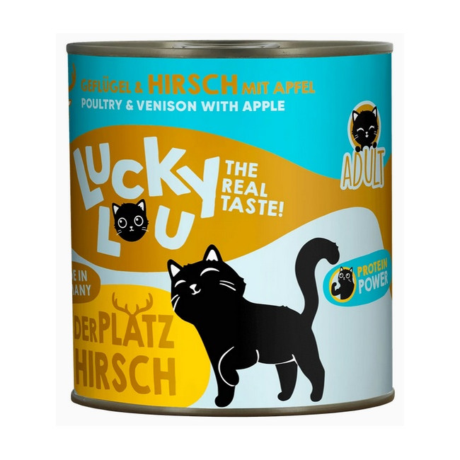 Lucky Lou Lifestage Adult Drób i jeleń puszka 800g