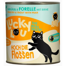 Lucky Lou Lifestage Adult Drób i pstrąg puszka 800g