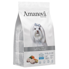 Amanova Dog Adult Mini White Hair Special 7kg