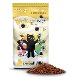 Lucky Lou Food Code Lifestage Kitten Drób & Kurczak 340g