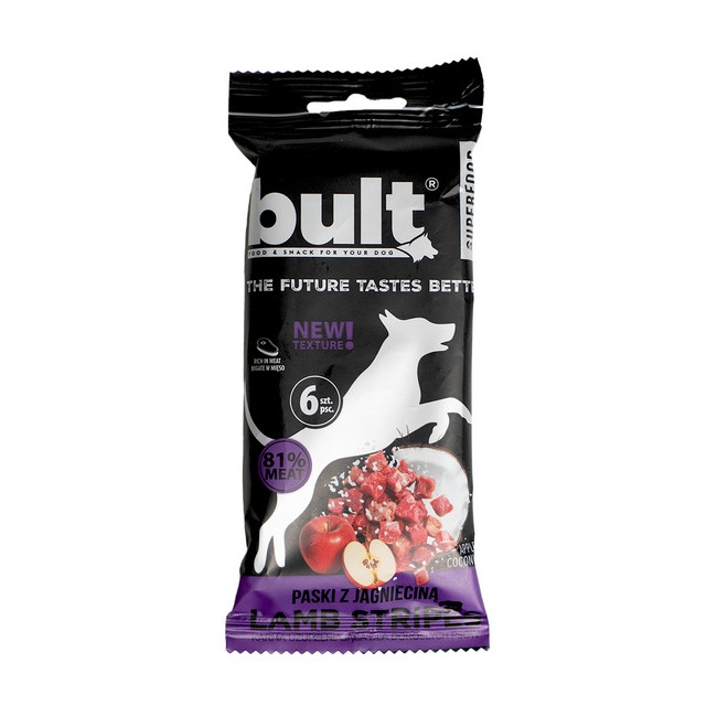 Bult Superfood Tasty Stripes Paski z jagnięciną 60g