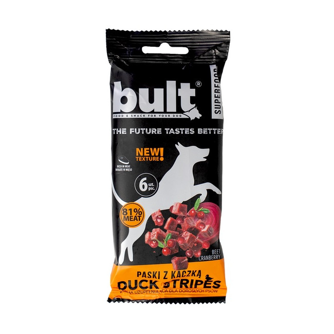 Bult Superfood Tasty Stripes Paski z kaczką 60g