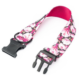 CHABA Obroża regulowana Bull Story IV L/XL Peony