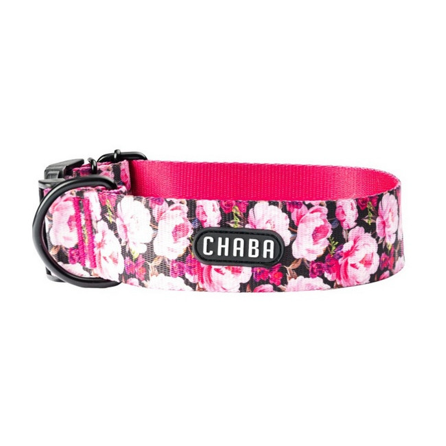 CHABA Obroża regulowana Bull Story IV M/L Peony