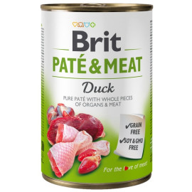 Brit Pate & Meat Dog Duck puszka 400g