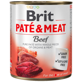 Brit Pate & Meat Dog Beef puszka 800g