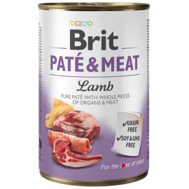 Brit Pate & Meat Dog Lamb puszka 400g