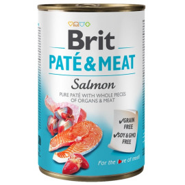 Brit Pate & Meat Dog Salmon puszka 400g