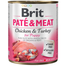 Brit Pate & Meat Dog Puppy puszka 800g