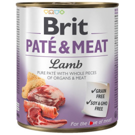 Brit Pate & Meat Dog Lamb puszka 800g