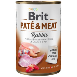 Brit Pate & Meat Dog Rabbit puszka 400g