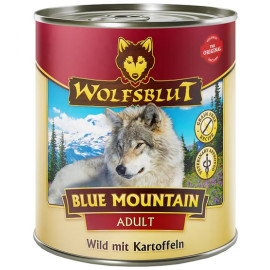 Wolfsblut Dog Blue Mountain Adult - dziczyzna i ziemniaki puszka 800g