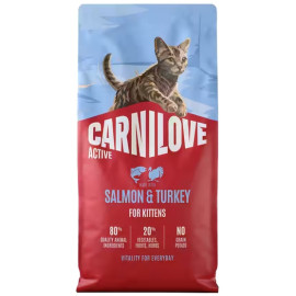 Carnilove Cat Active Salmon & Turkey Kittens - łosoś i indyk 400g