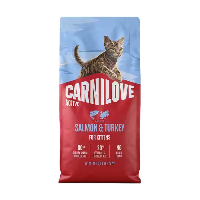 Carnilove Cat Active Salmon & Turkey Kittens - łosoś i indyk 400g