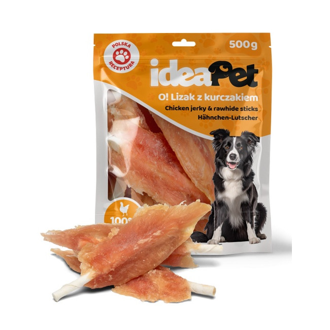 IdeaPet Lizak z kurczakiem 500g