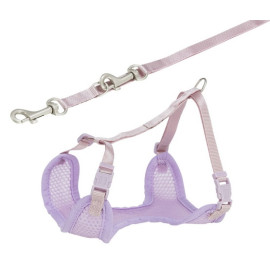 Trixie Szelki ze smyczą Junior 26-34cm liliowe [15564]