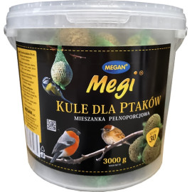 Megan Kule zimowe małe wiaderko 30szt [ME152]