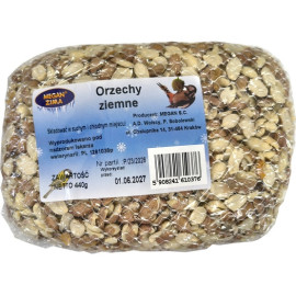 Megan Orzechy ziemne łuskane dla ptaków 440g [ME121]