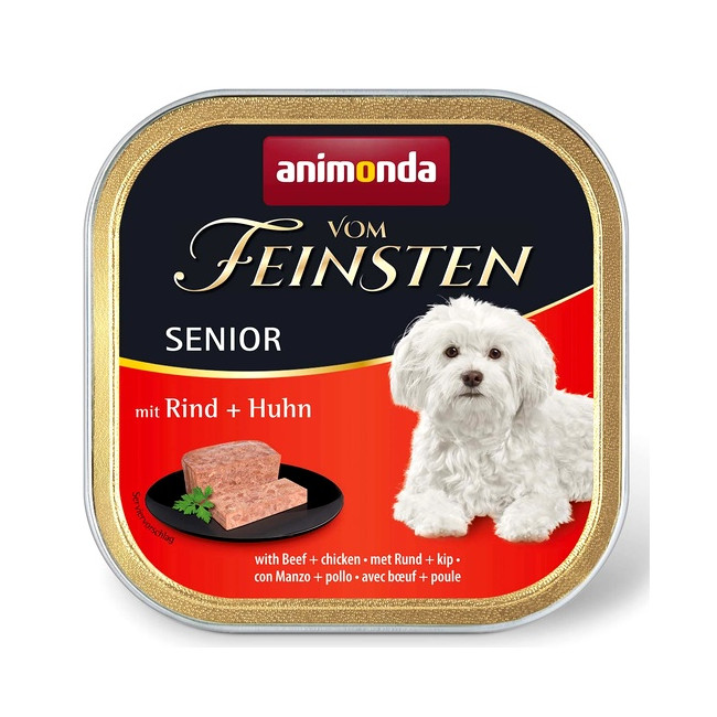 Animonda vom Feinsten Dog Senior Wołowina i Kurczak 150g