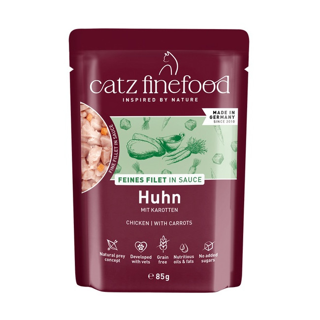 Catz Finefood Feines Filet In Sauce Kurczak i marchew saszetka 85g