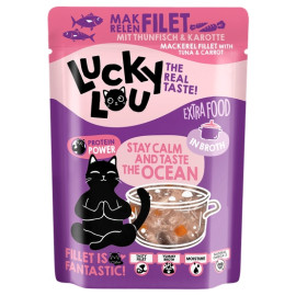 Lucky Lou Extrafood Makrela i tuńczyk w bulionie saszetka 70g