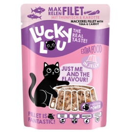 Lucky Lou Extrafood Makrela i tuńczyk w galaretce saszetka 70g