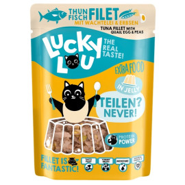 Lucky Lou Extrafood Tuńczyk i jajko przepiórcze w galaretce saszetka 70g