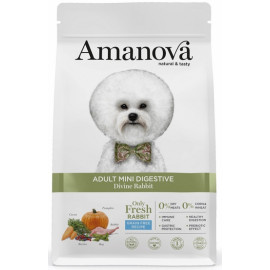 Amanova Dog Adult Mini Digestive Divine Rabbit - królik 800g [termin ważności: 29.11.2026]