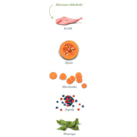 Amanova Dog Adult Mini Digestive Divine Rabbit - królik 800g [termin ważności: 29.11.2026]