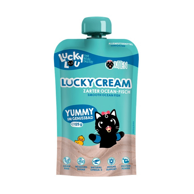 Lucky Lou Lucky Cream Kitten Ryby oceaniczne 125g