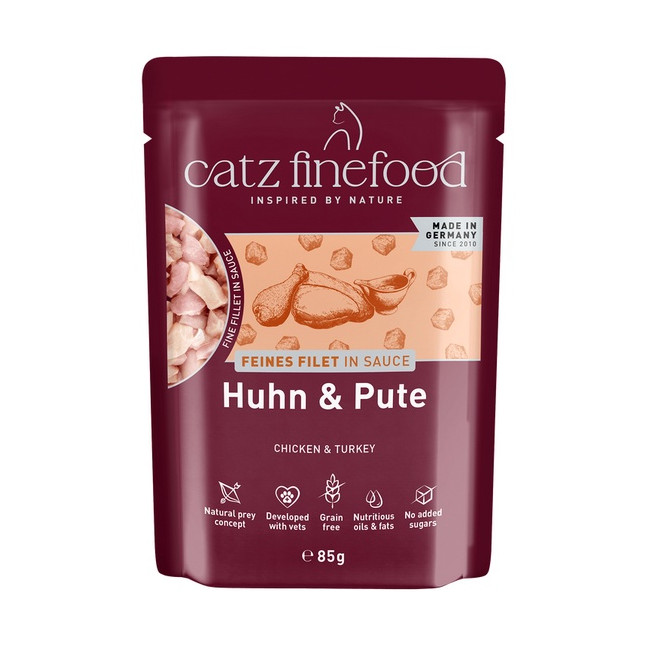 Catz Finefood Feines Filet In Sauce Kurczak i indyk saszetka 85g