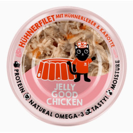 Lucky Lou Extrafood Kurczak i wątróbka z kurczaka w galaretce puszka 70g