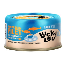 Lucky Lou Extrafood Makrela i dorada w bulionie puszka 70g