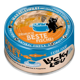 Lucky Lou Extrafood Makrela i dorada w bulionie puszka 70g