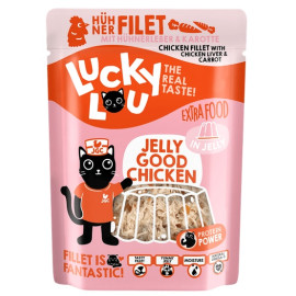 Lucky Lou Extrafood Kurczak i wątróbka z kurczaka w galaretce saszetka 70g