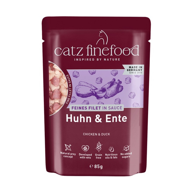 Catz Finefood Feines Filet In Sauce Kurczak i kaczka saszetka 85g