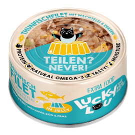 Lucky Lou Extrafood Tuńczyk i jajko przepiórcze w galaretce puszka 70g