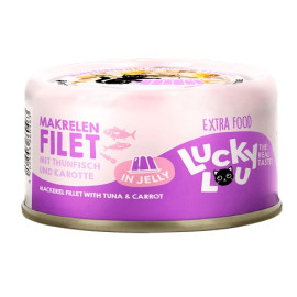 Lucky Lou Extrafood Makrela i tuńczyk w galaretce puszka 70g