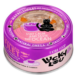 Lucky Lou Extrafood Makrela i tuńczyk w bulionie puszka 70g